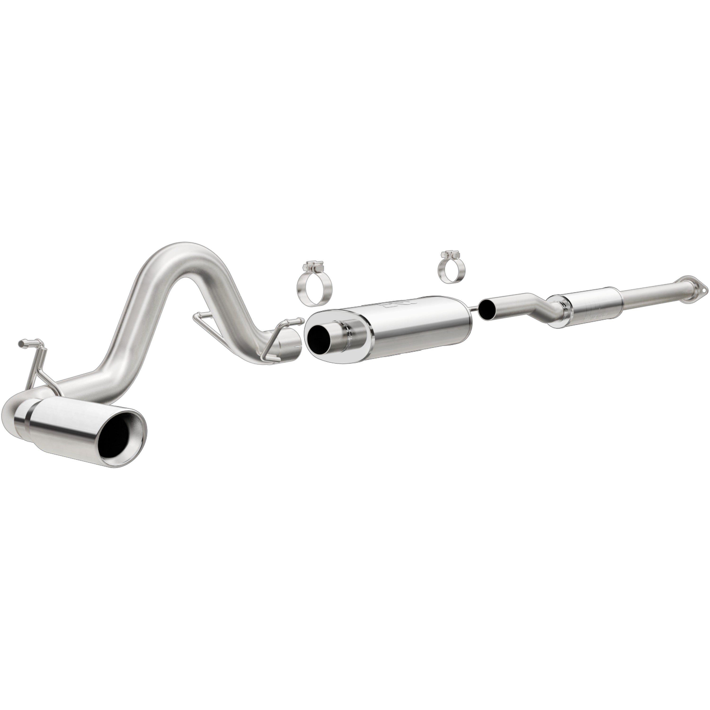 MagnaFlow Exhaust Products 15334 - Street Series Polished Cat-Back System 1