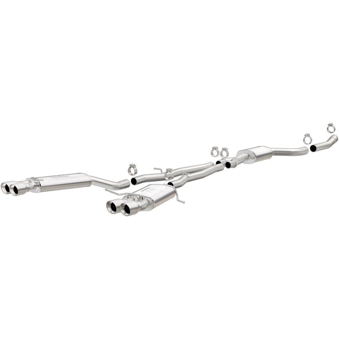 MagnaFlow Exhaust Products 15337 - Touring Series Polished Cat-Back System 1