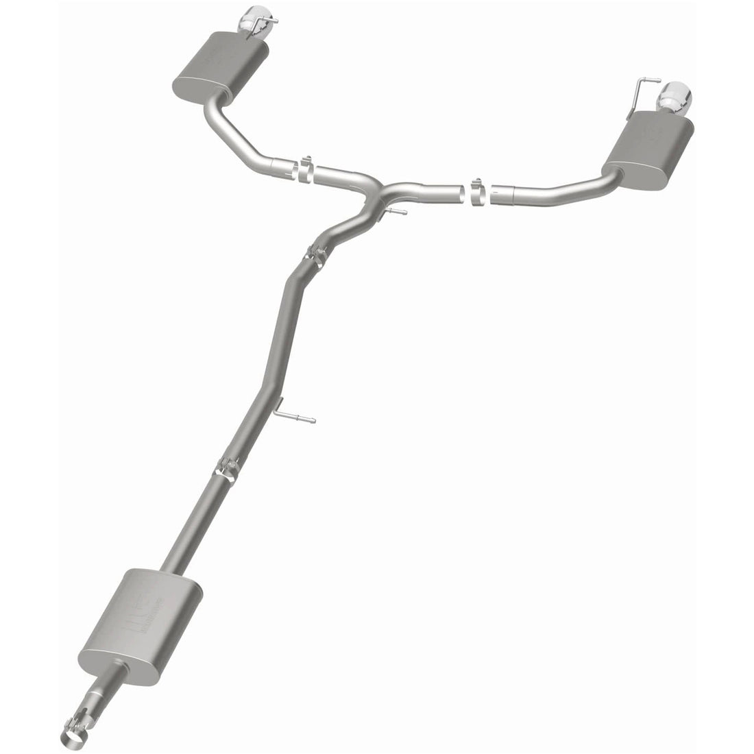 MagnaFlow Exhaust Products 15338 - Street Series Polished Cat-Back System