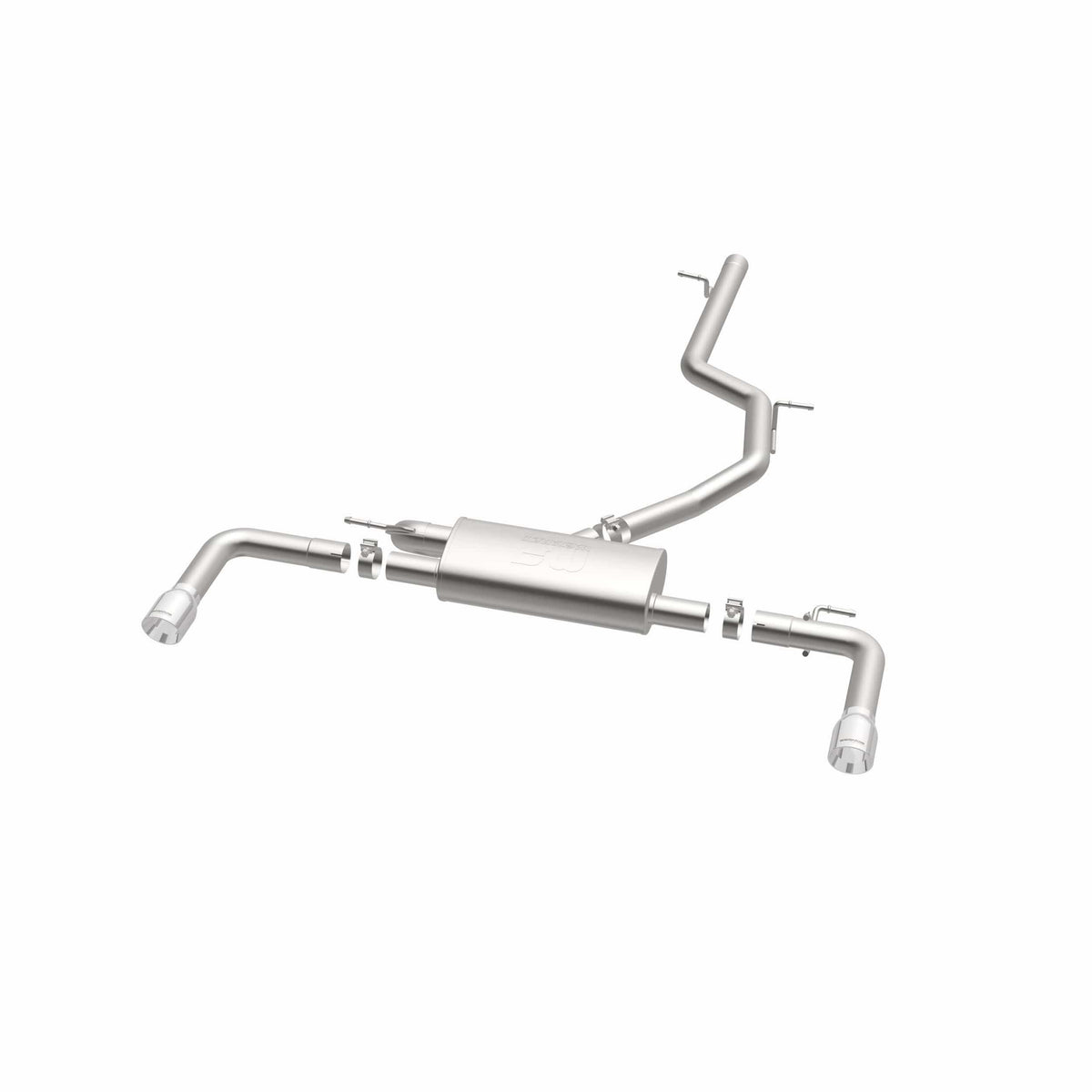 MagnaFlow Exhaust Products Exhaust MagnaFlow Exhaust Products 15352 - Touring Series Polished Cat-Back System