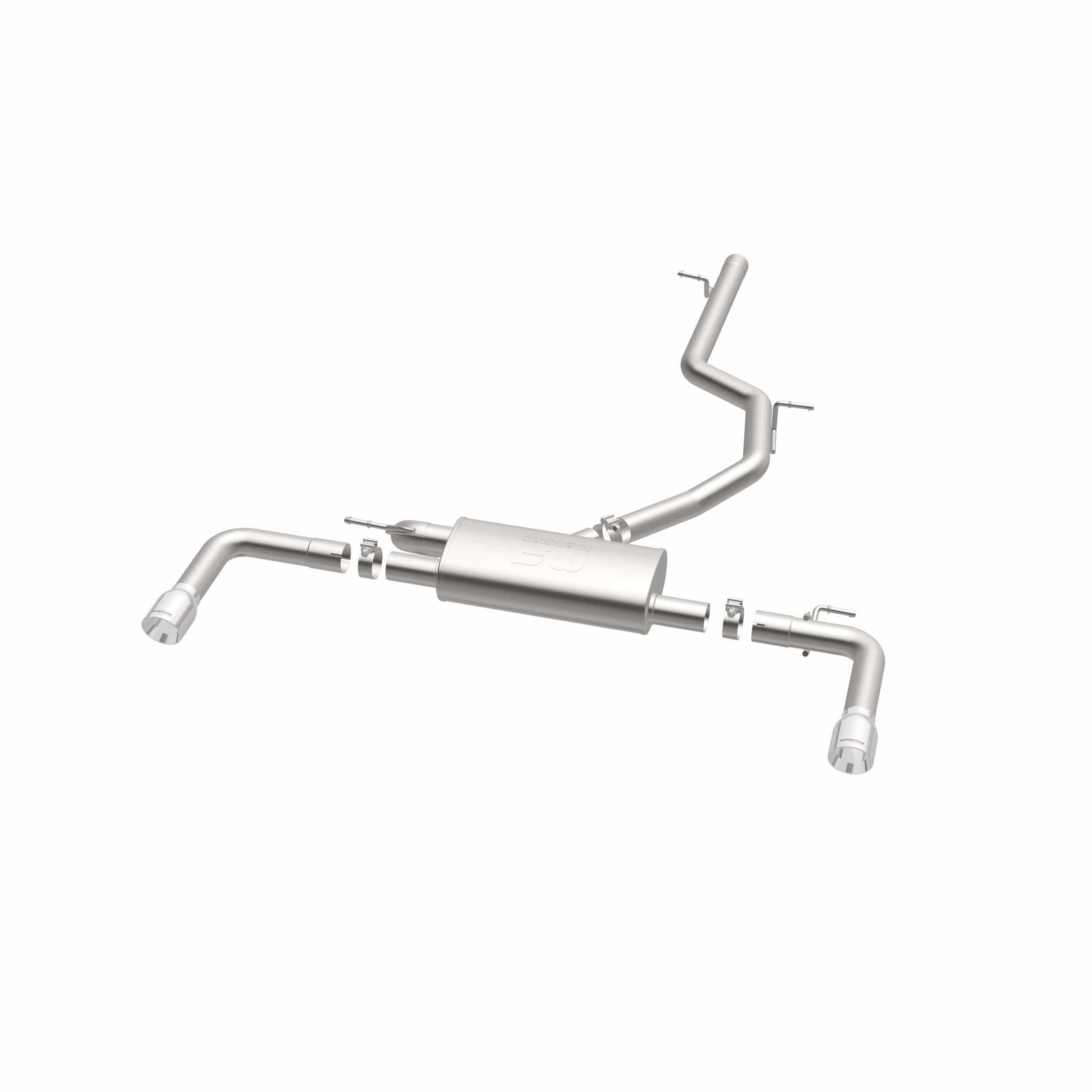 MagnaFlow Exhaust Products Exhaust MagnaFlow Exhaust Products 15352 - Touring Series Polished Cat-Back System