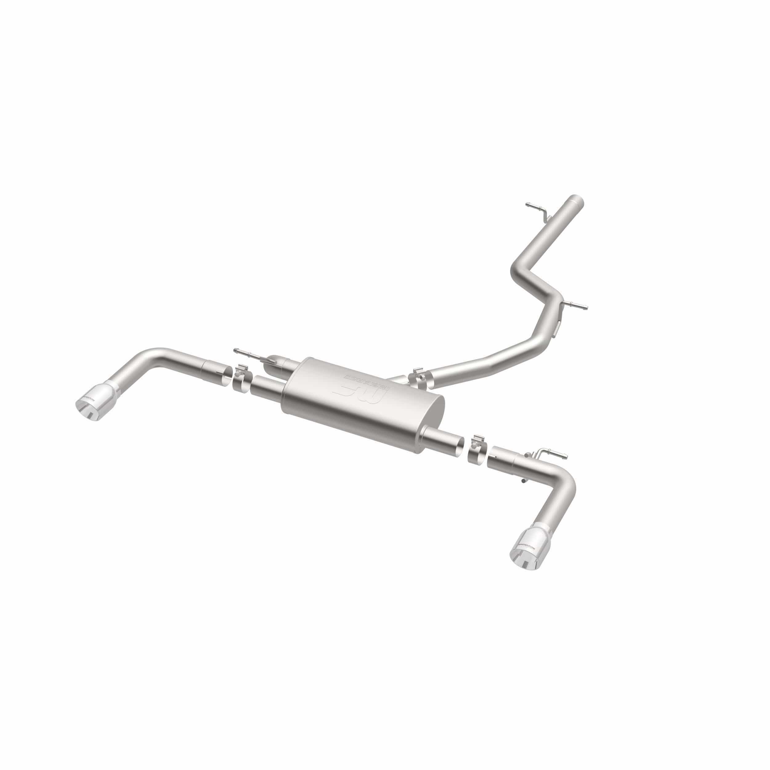 MagnaFlow Exhaust Products Exhaust MagnaFlow Exhaust Products 15352 - Touring Series Polished Cat-Back System