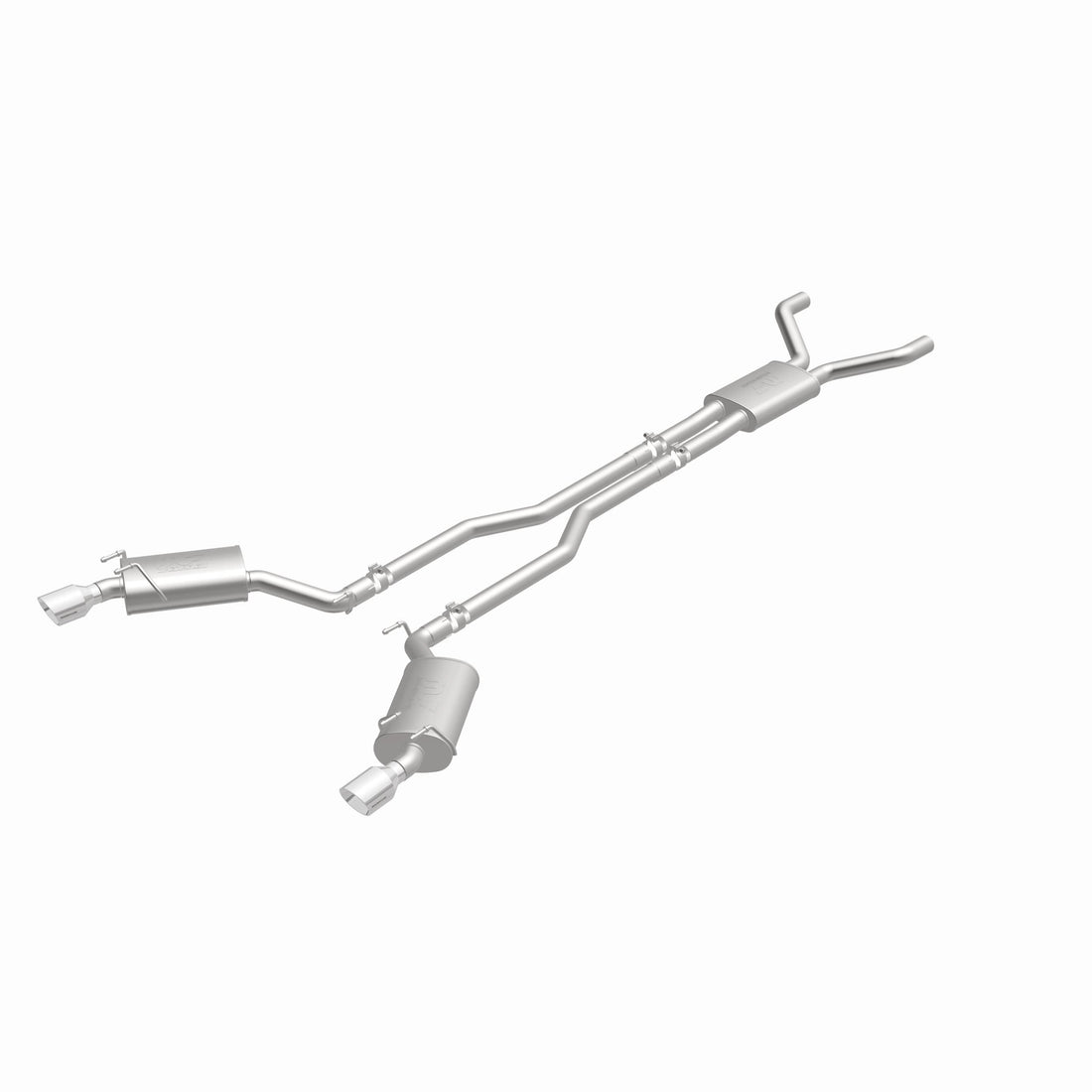 MagnaFlow Exhaust Products 15353 - Street Series Polished Cat-Back System