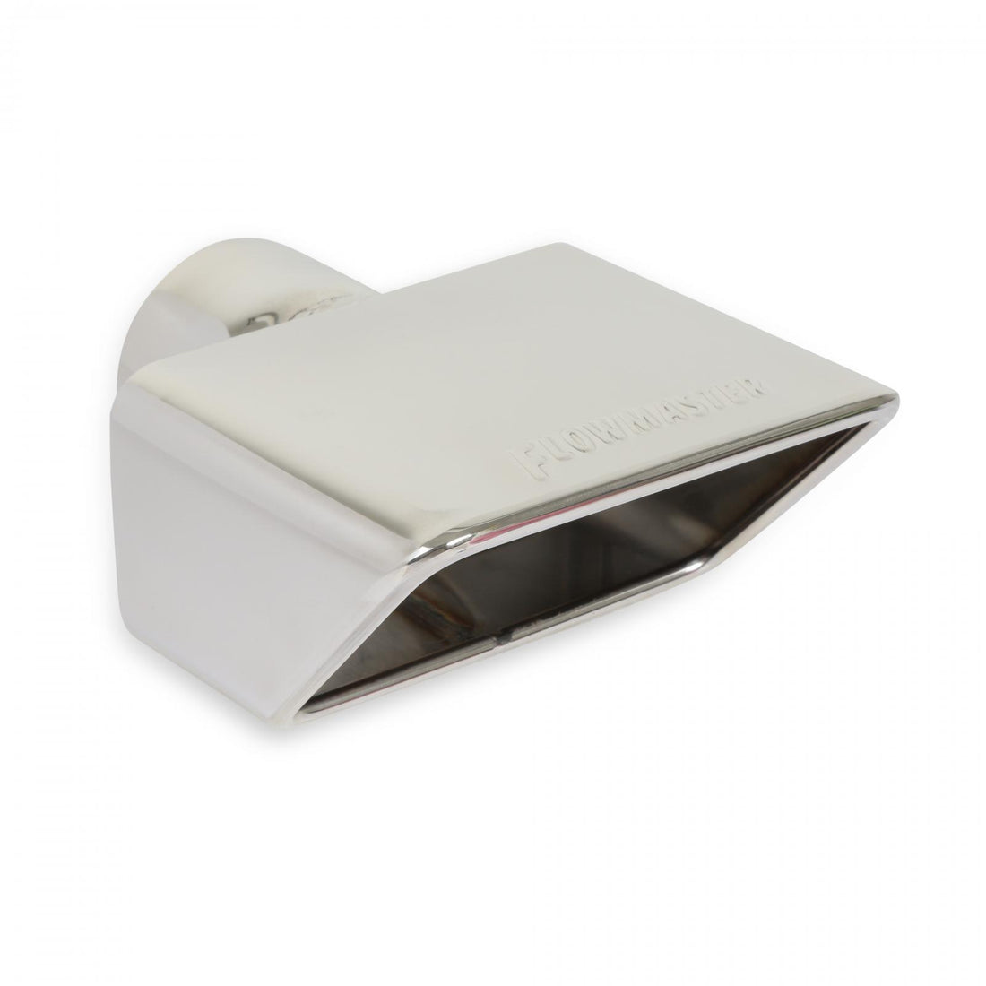 Flowmaster 15354 - Exhaust Tip Exhaust Tip 3.0 X 5.5 Polished Angle Rolled Edge Fits 2.5 Inch Tubing Flowmaster 3