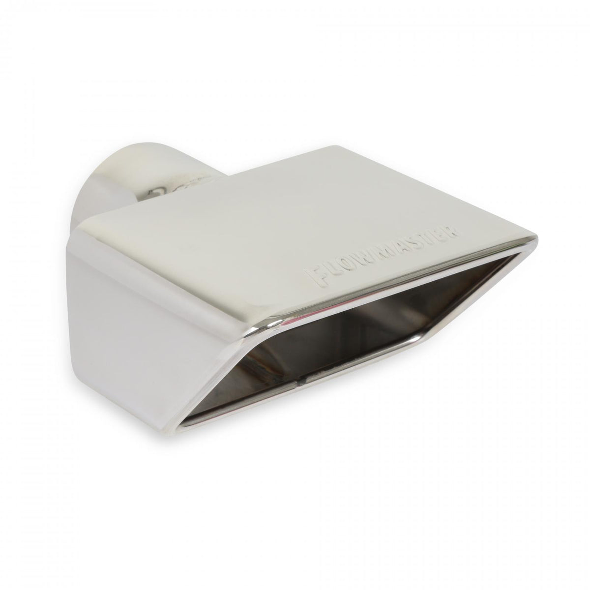 Flowmaster 15354 - Exhaust Tip Exhaust Tip 3.0 X 5.5 Polished Angle Rolled Edge Fits 2.5 Inch Tubing Flowmaster 3