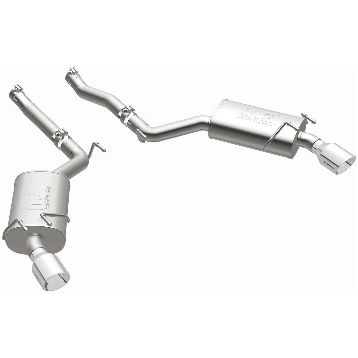 MagnaFlow Exhaust Products 15354 - Street Series Polished Axle Back System 1