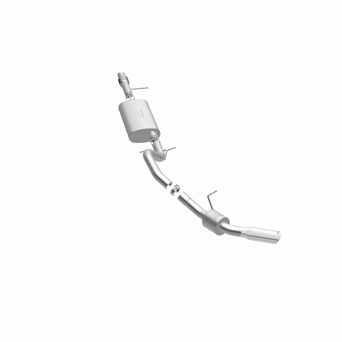 MagnaFlow Exhaust Products 15355 - Street Series Polished Cat-Back System 1