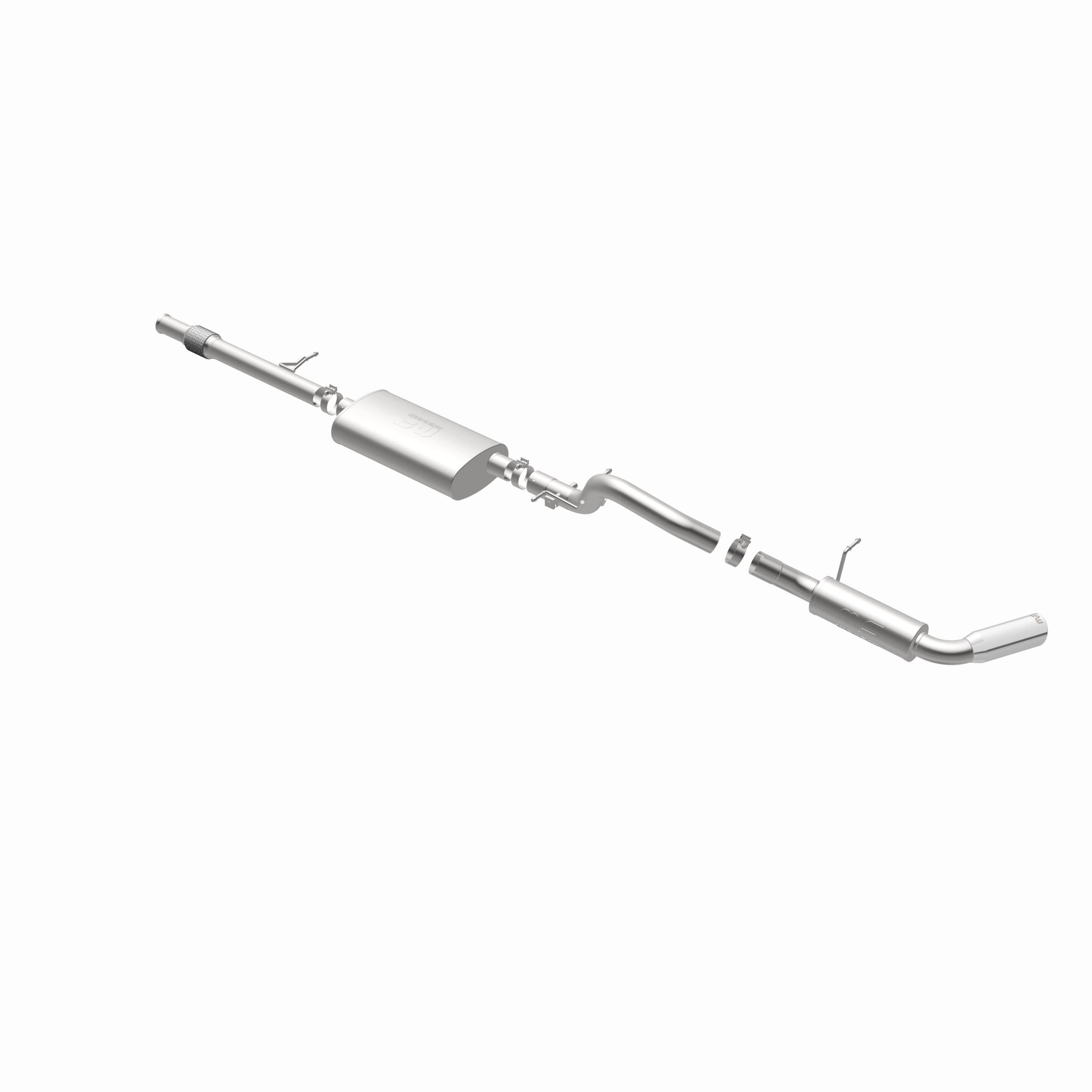 MagnaFlow Exhaust Products 15356 - Street Series Polished Cat-Back System 4