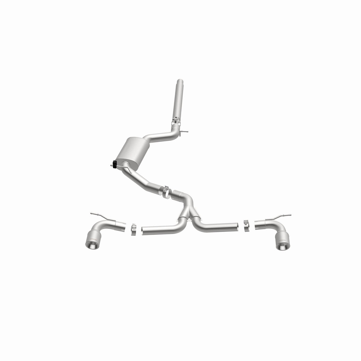 MagnaFlow Exhaust Products 15357 - Touring Series Polished Cat-Back System 1
