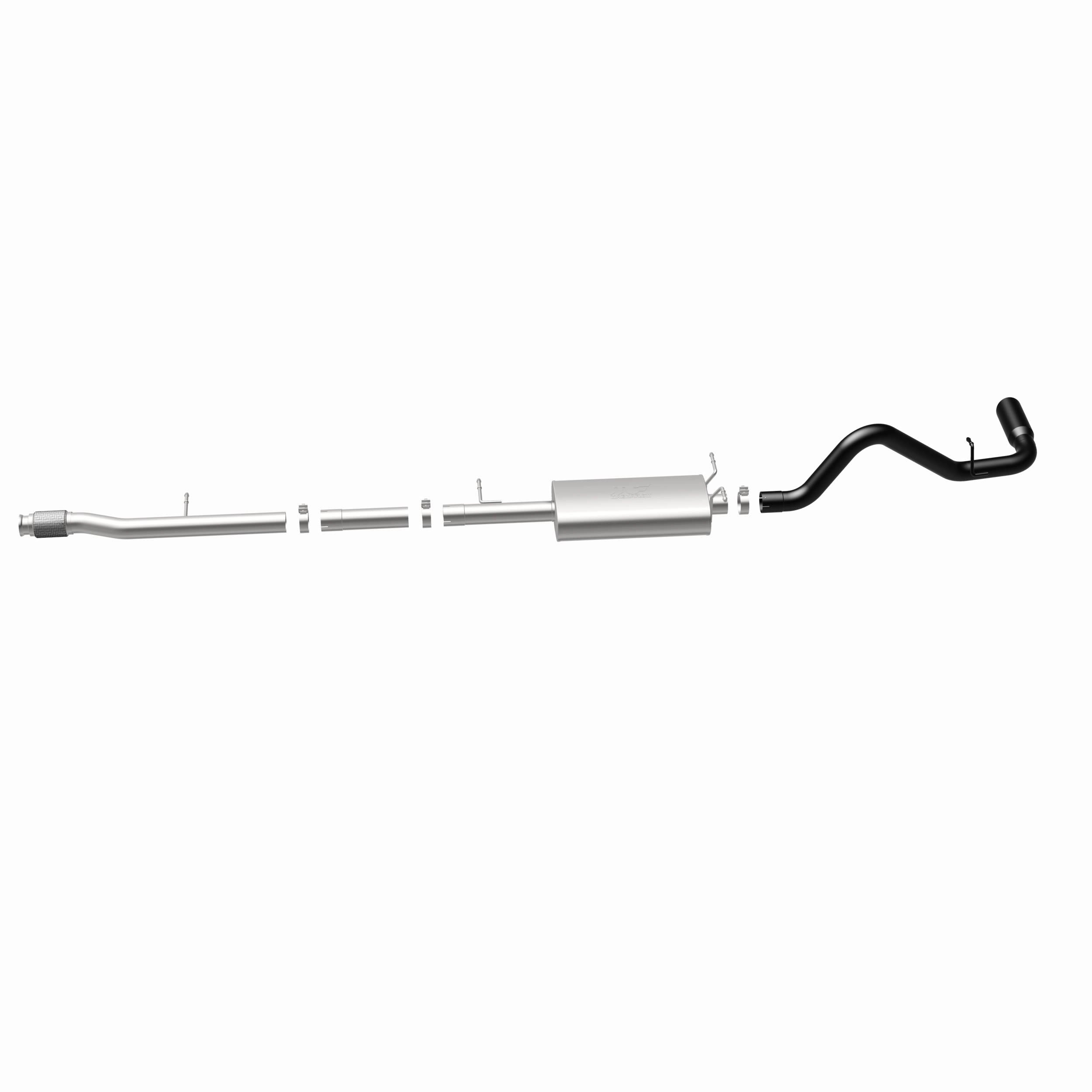 MagnaFlow Exhaust Products 15359 - Street Series Black Coated Cat-Back System 3