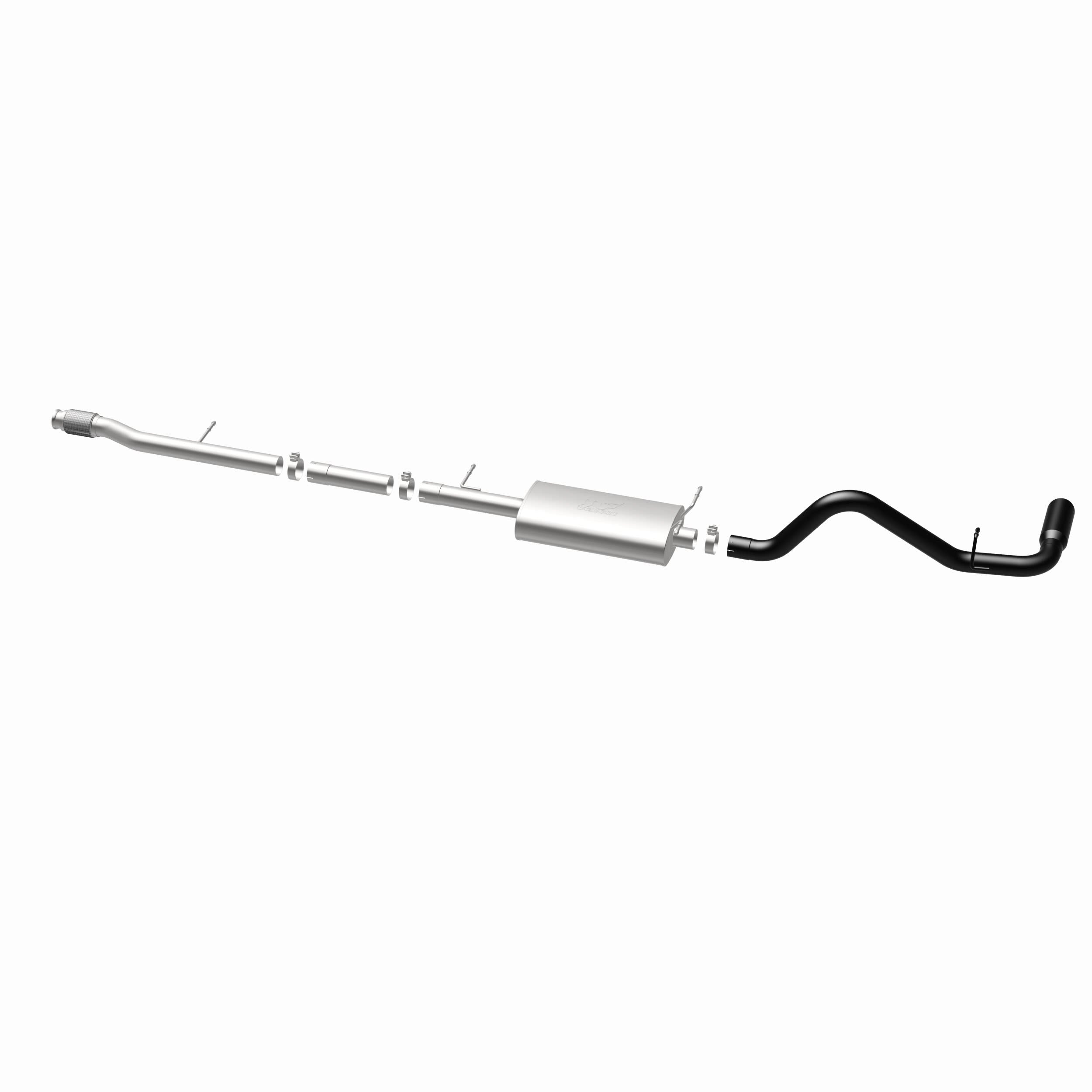 MagnaFlow Exhaust Products 15359 - Street Series Black Coated Cat-Back System 4