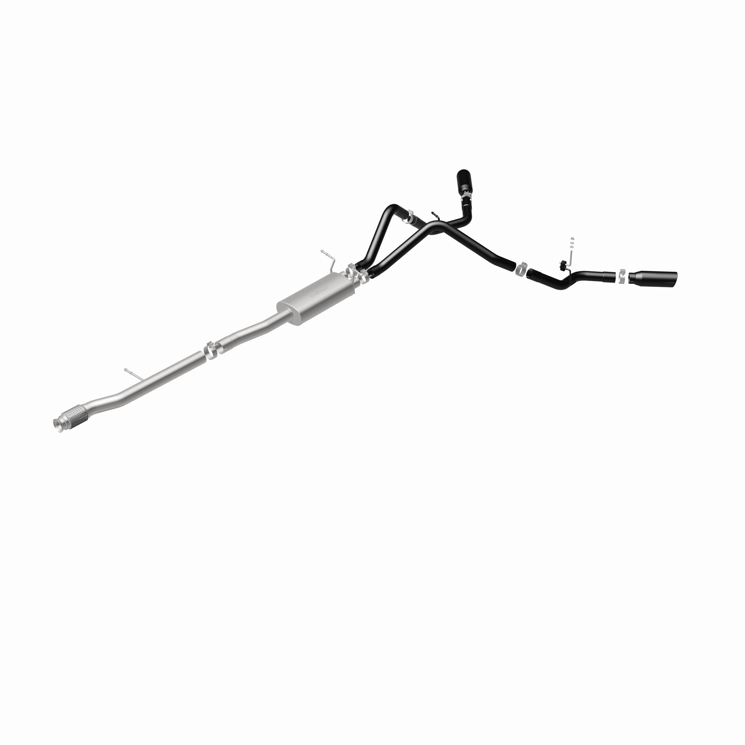 MagnaFlow Exhaust Products 15360 - Street Series Black Coated Cat-Back System 4