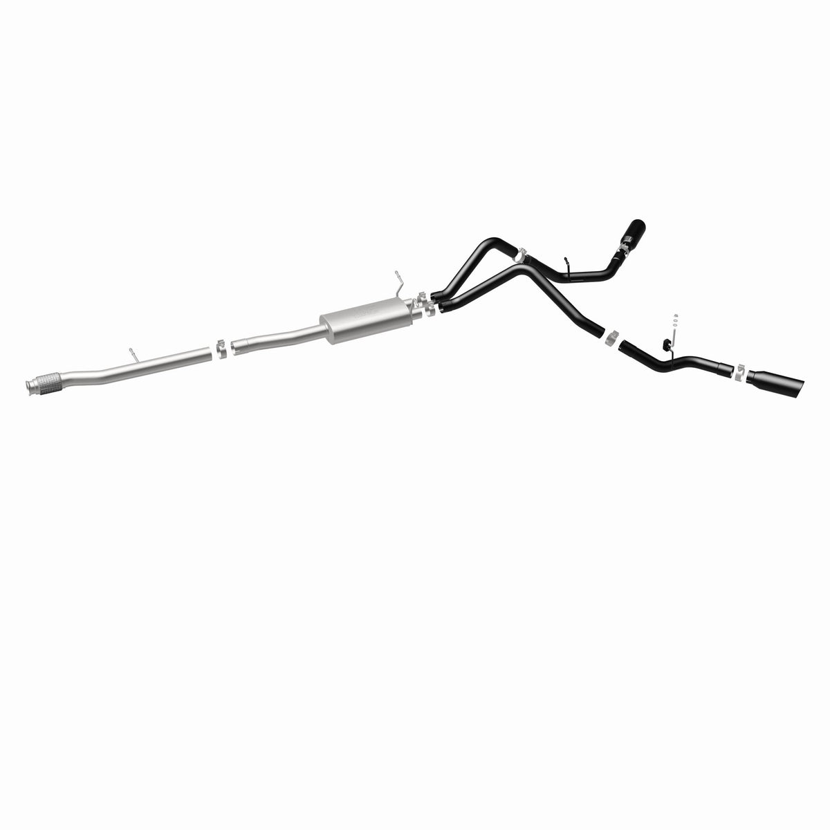 MagnaFlow Exhaust Products 15360 - Street Series Black Coated Cat-Back System 5