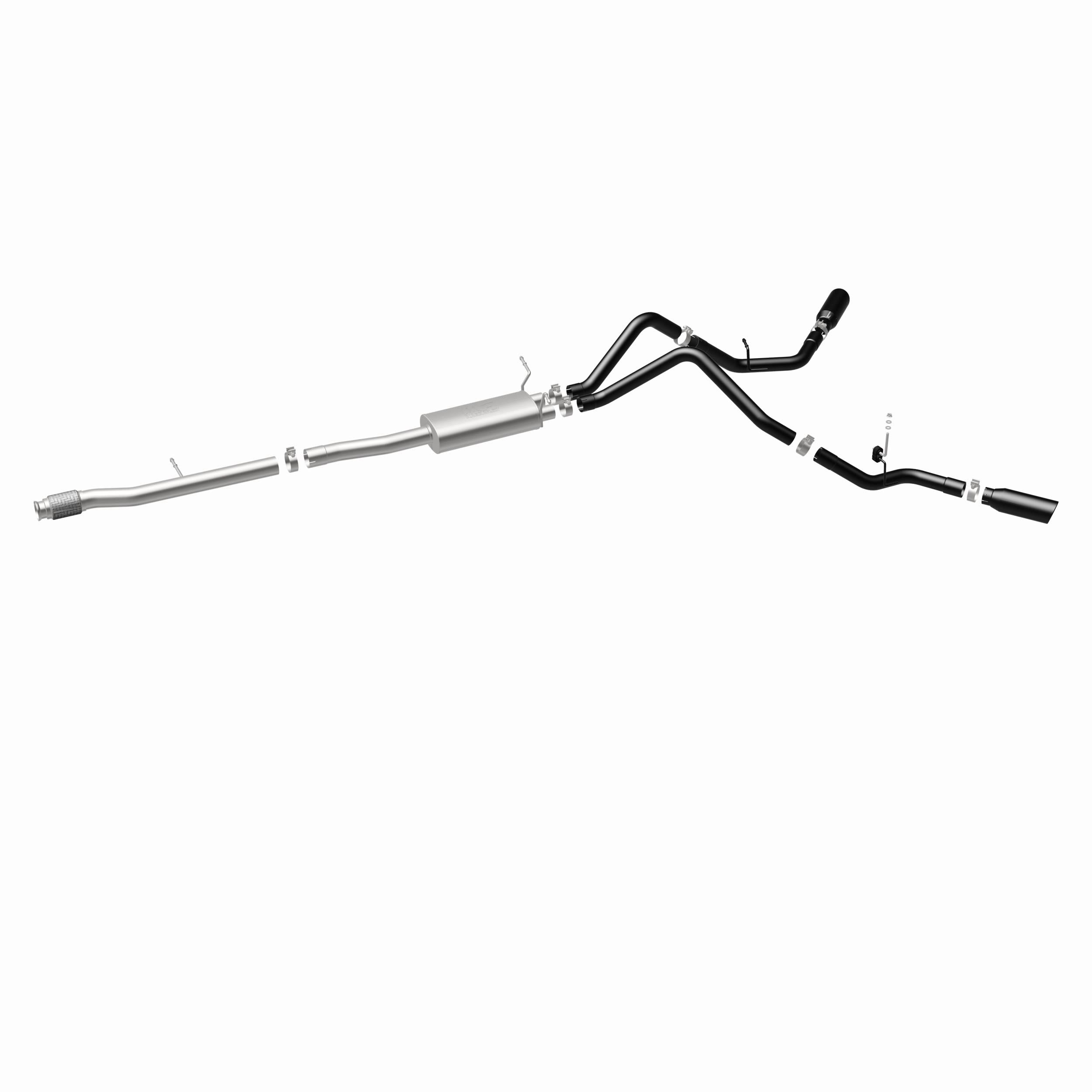 MagnaFlow Exhaust Products 15360 - Street Series Black Coated Cat-Back System 5