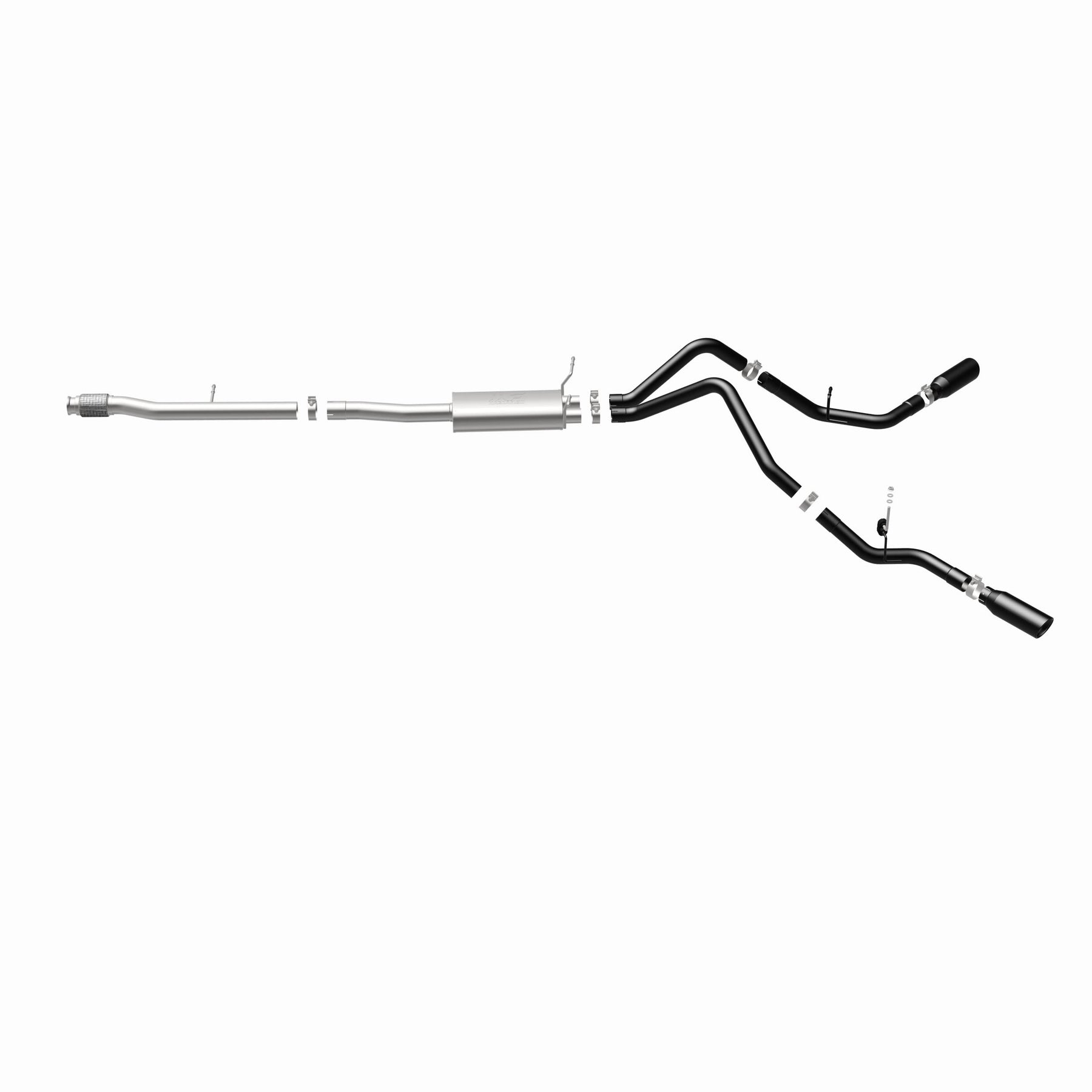 MagnaFlow Exhaust Products 15360 - Street Series Black Coated Cat-Back System