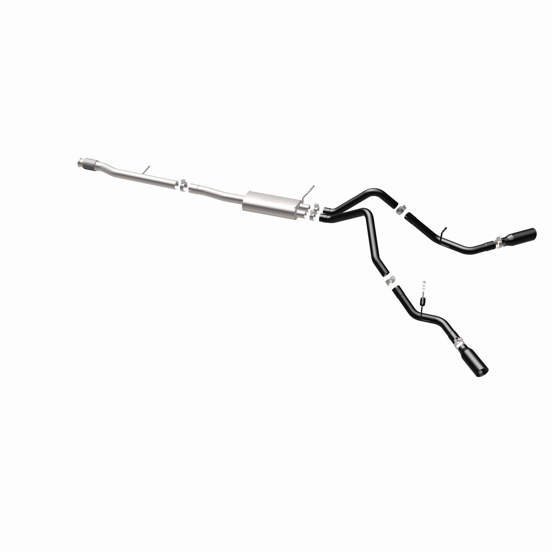 MagnaFlow Exhaust Products 15360 - Street Series Black Coated Cat-Back System