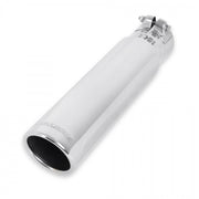 Flowmaster 15361 - Exhaust Tip Exhaust Tip 3.00 Inch Rolled Angle Polished SS Fits 2.50 Inch Tubing Clamp On Flowmaster 1