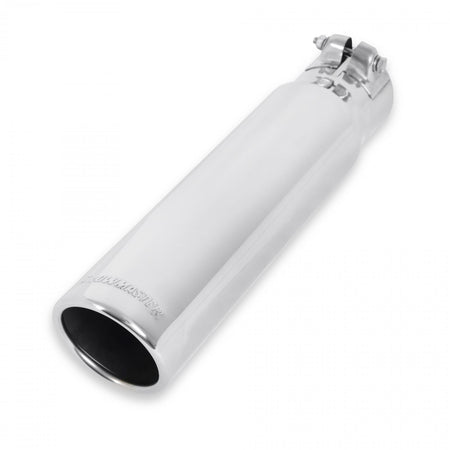 Flowmaster 15361 - Exhaust Tip Exhaust Tip 3.00 Inch Rolled Angle Polished SS Fits 2.50 Inch Tubing Clamp On Flowmaster 1