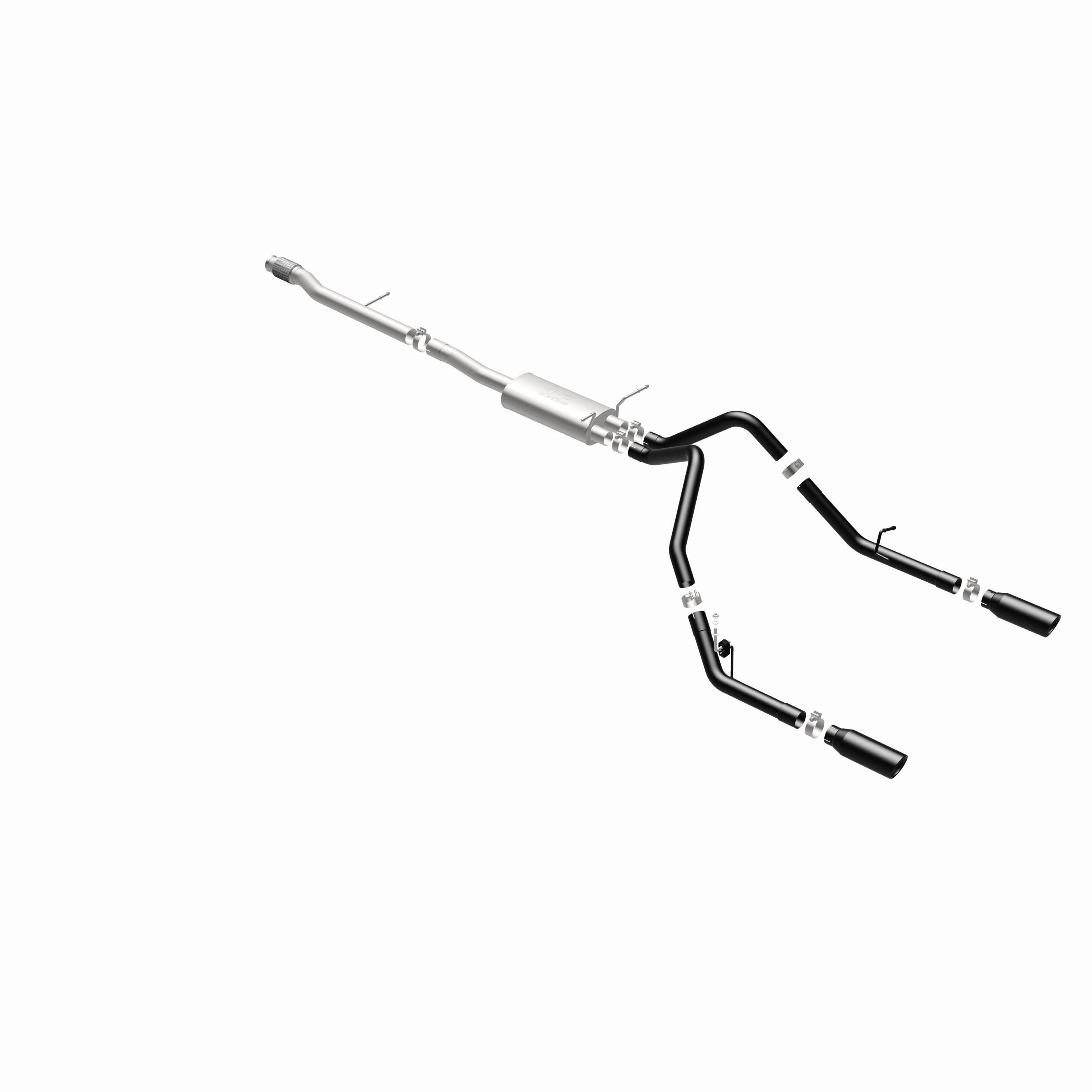 MagnaFlow Exhaust Products 15361 - Street Series Black Coated Cat-Back System 5