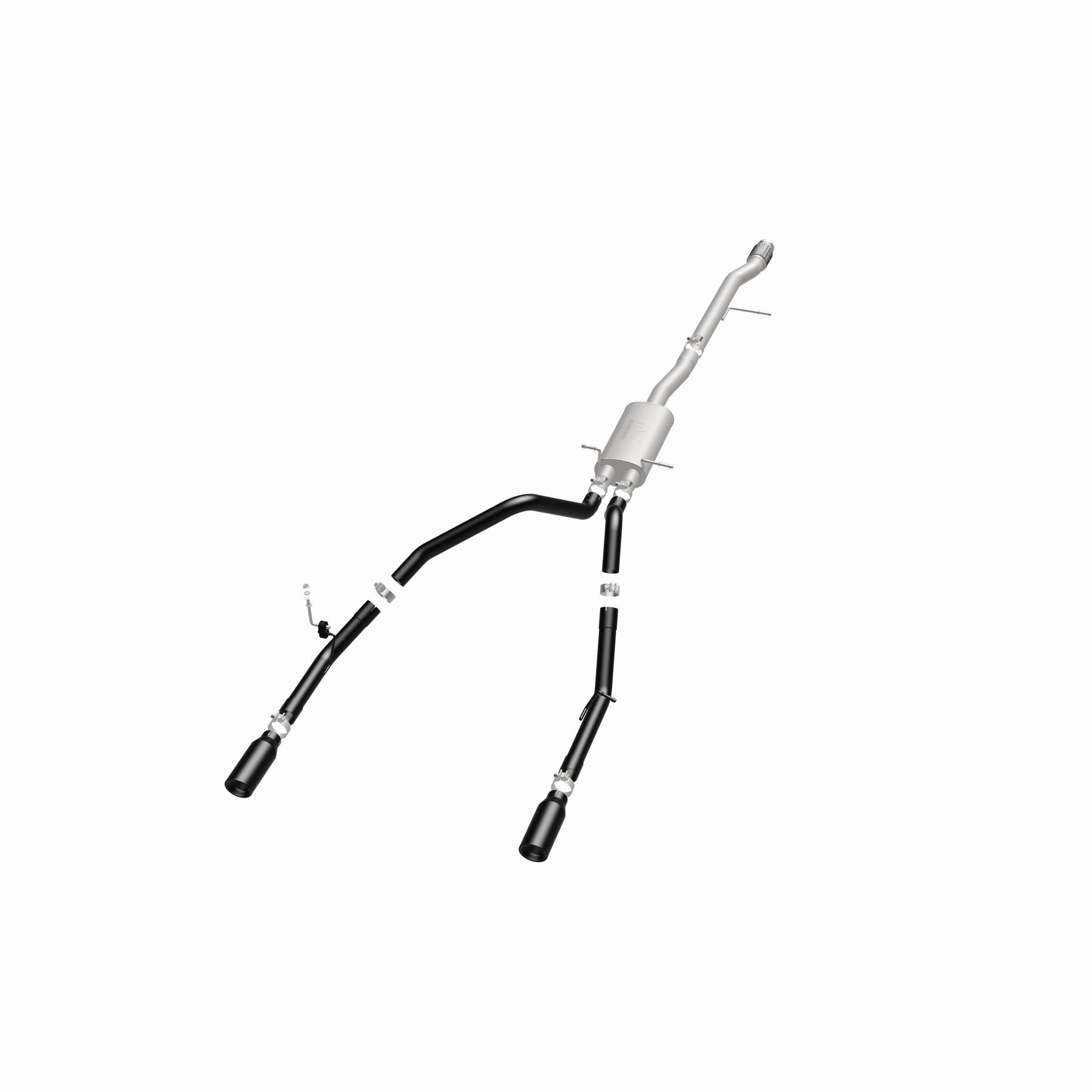MagnaFlow Exhaust Products 15361 - Street Series Black Coated Cat-Back System