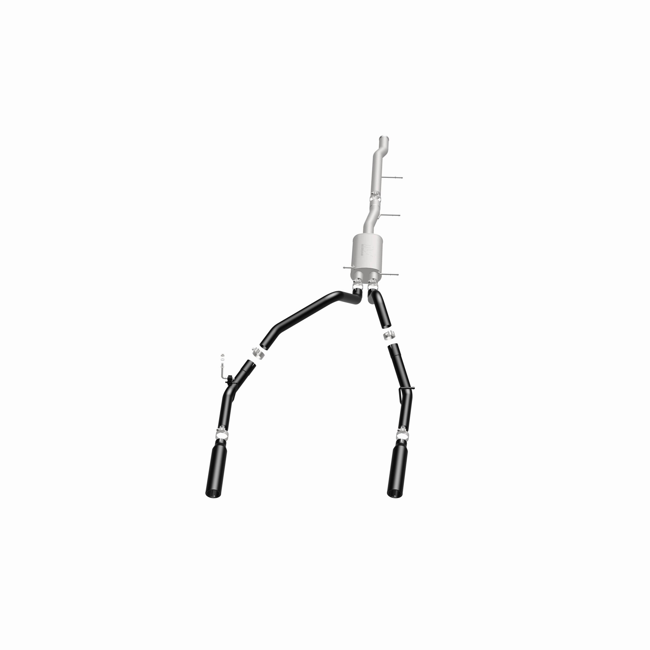 MagnaFlow Exhaust Products 15362 - Street Series Black Coated Cat-Back System 4
