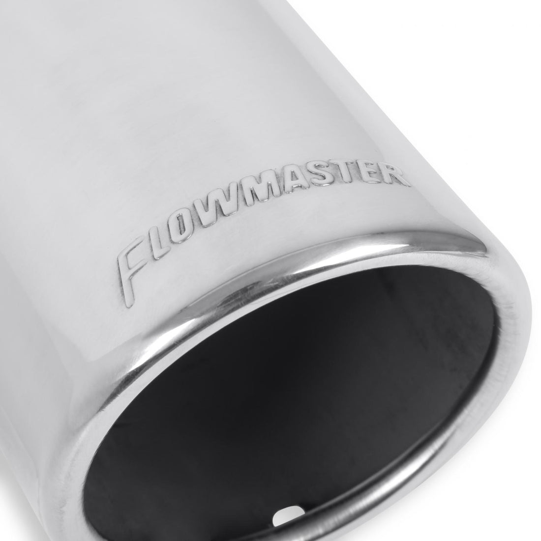Flowmaster 15363 - Exhaust Tip Exhaust Tip 3.50 Inch Rolled Angle Polished SS Fits 3.00 Inch Tubing Clamp On Flowmaster 1