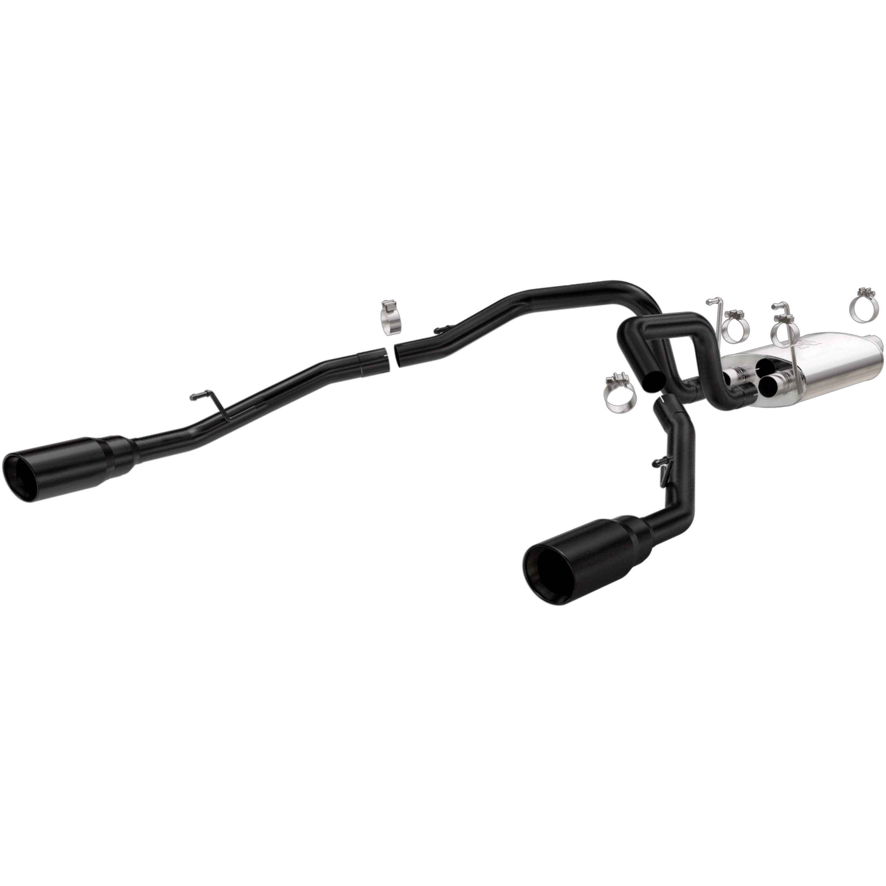 MagnaFlow Exhaust Products 15363 - Street Series Black Coated Cat-Back System 1