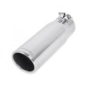 Flowmaster 15363 - Exhaust Tip Exhaust Tip 3.50 Inch Rolled Angle Polished SS Fits 3.00 Inch Tubing Clamp On Flowmaster 2