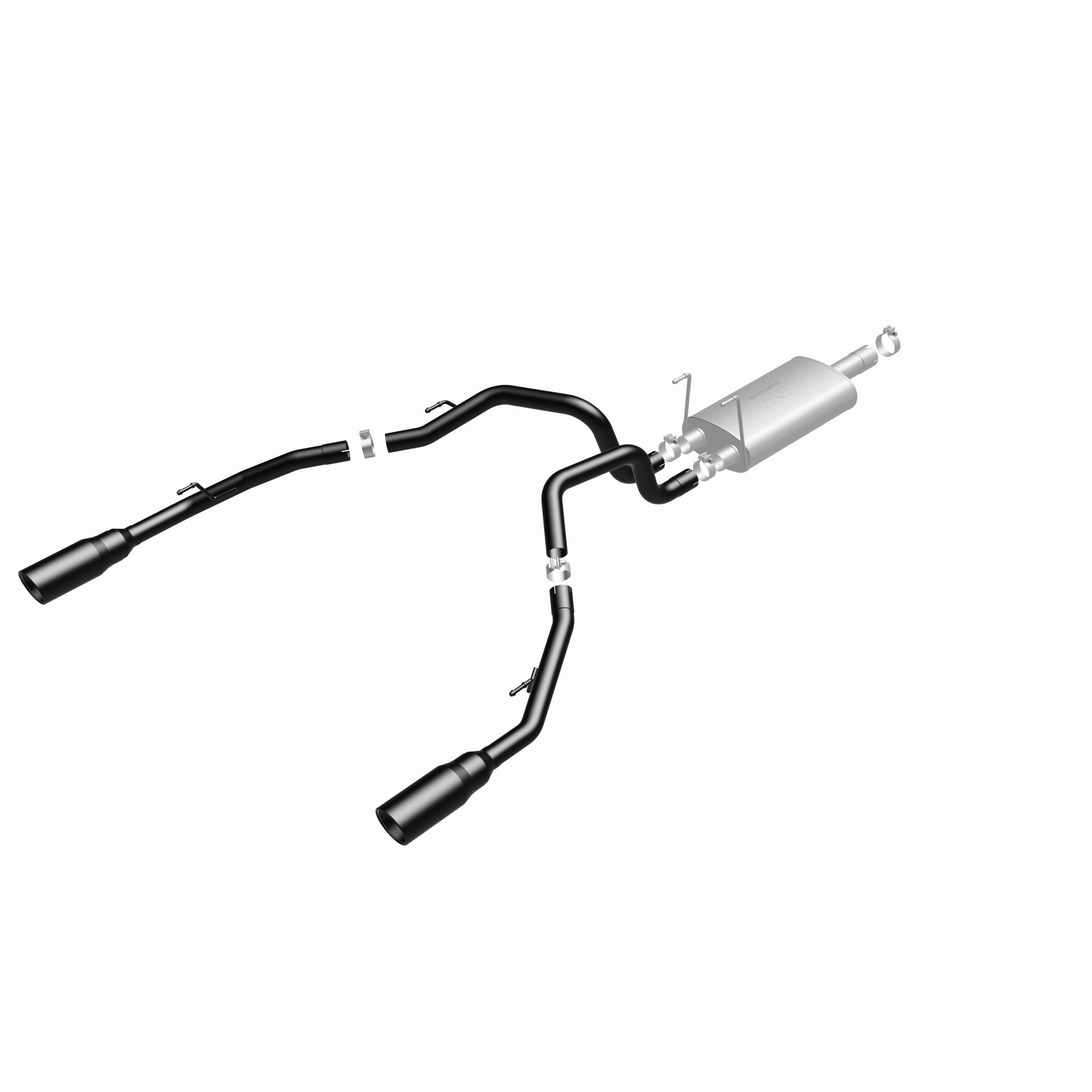 MagnaFlow Exhaust Products 15363 - Street Series Black Coated Cat-Back System 3