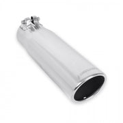 Flowmaster 15363 - Exhaust Tip Exhaust Tip 3.50 Inch Rolled Angle Polished SS Fits 3.00 Inch Tubing Clamp On Flowmaster 3