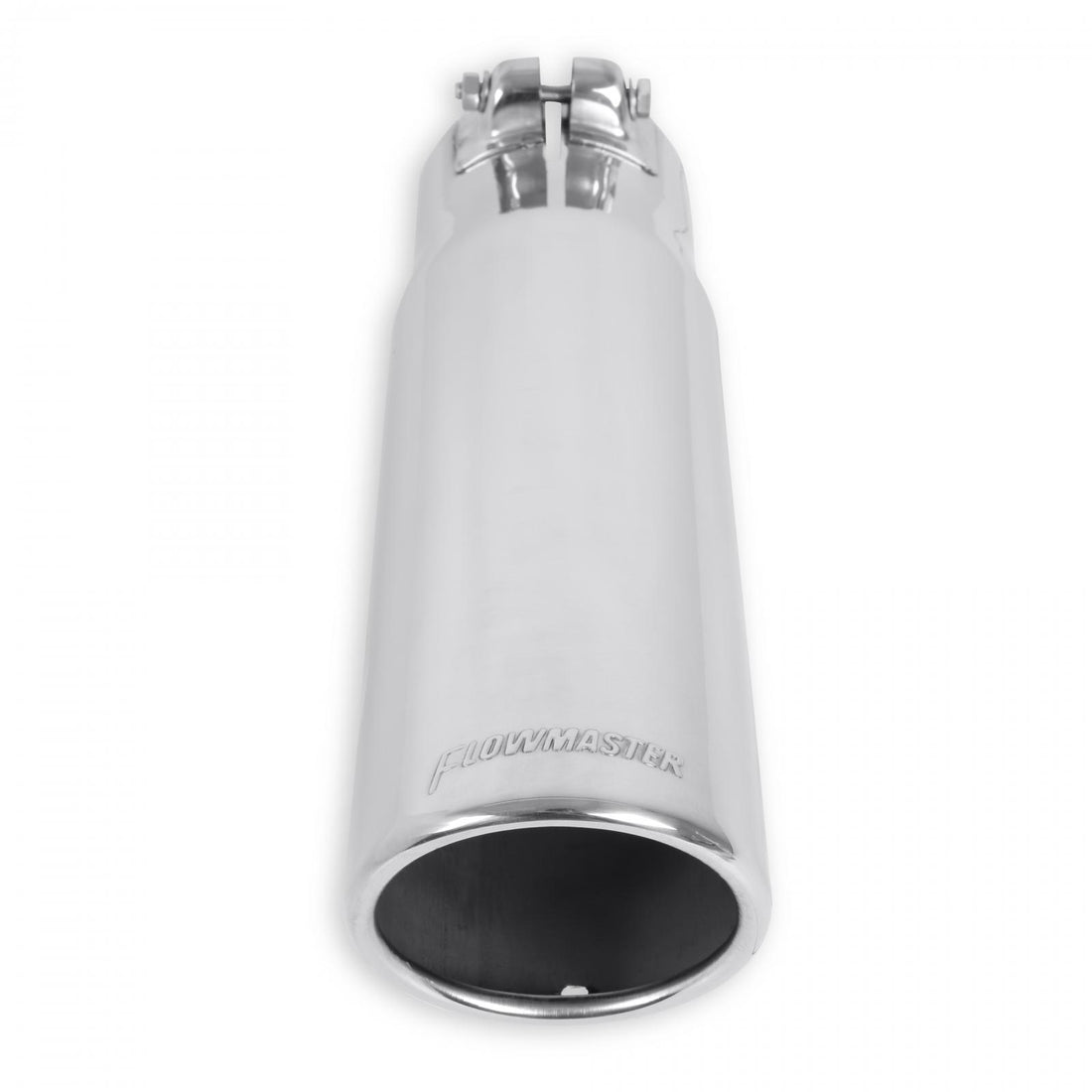 Flowmaster 15363 - Exhaust Tip Exhaust Tip 3.50 Inch Rolled Angle Polished SS Fits 3.00 Inch Tubing Clamp On Flowmaster 4