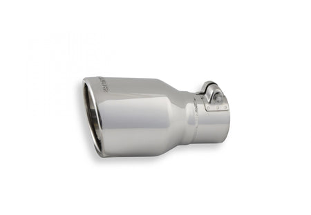 Flowmaster 15365 - Exhaust Tip Exhaust Tip 4.00 Inch Rolled Angle Polished SS Fits 2.50 Inch Tubing Clamp On Flowmaster 2