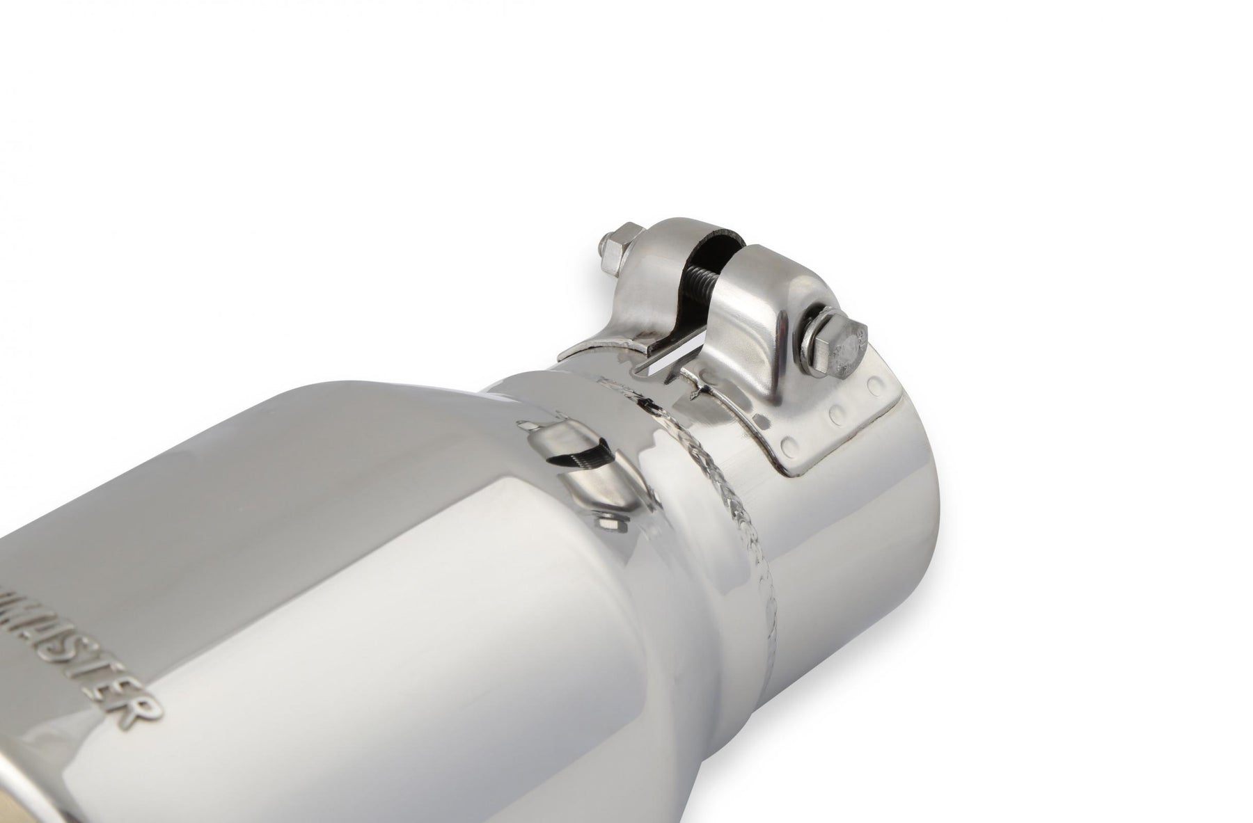 Flowmaster 15365 - Exhaust Tip Exhaust Tip 4.00 Inch Rolled Angle Polished SS Fits 2.50 Inch Tubing Clamp On Flowmaster 3