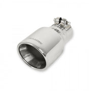 Flowmaster 15365 - Exhaust Tip Exhaust Tip 4.00 Inch Rolled Angle Polished SS Fits 2.50 Inch Tubing Clamp On Flowmaster 4