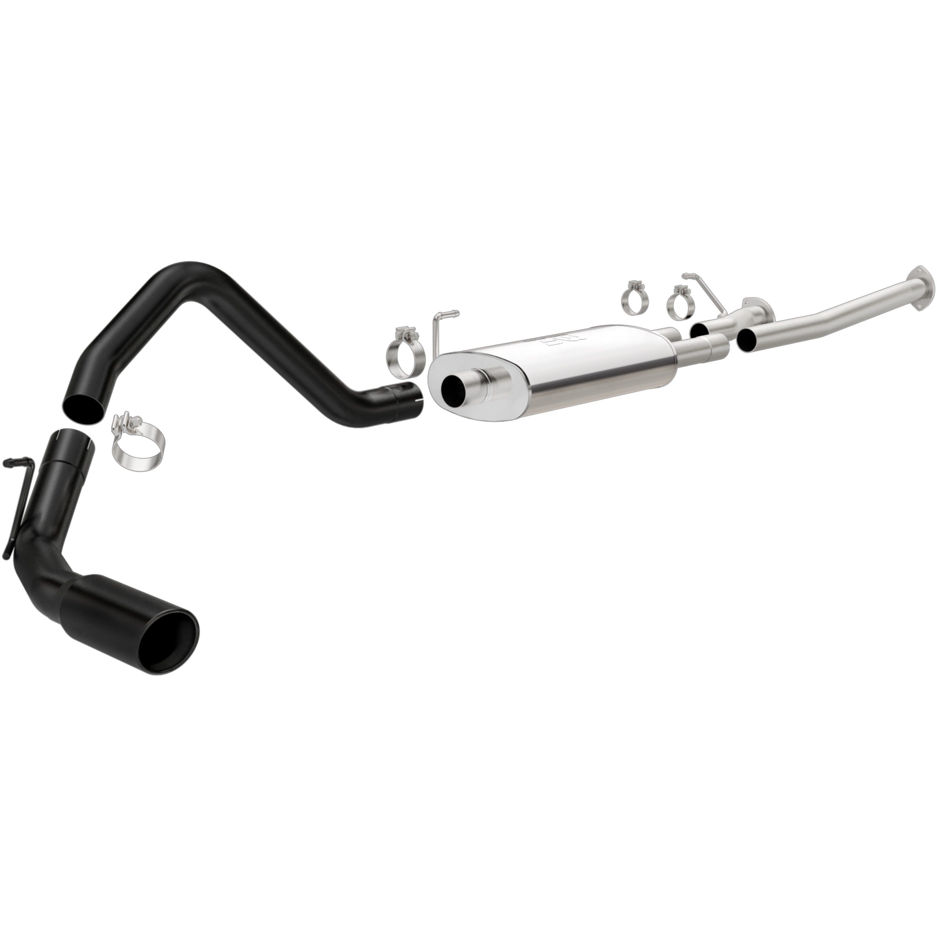 MagnaFlow Exhaust Products 15367 - Street Series Black Coated Cat-Back System 1
