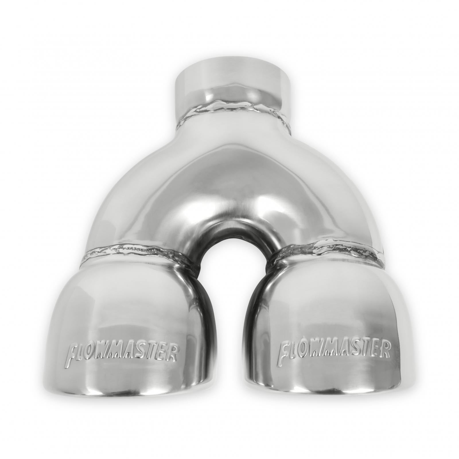 Flowmaster 15369 - Exhaust Tip Exhaust Tip Dual 3.5 Inch Rolled Angle Polished SS Fits 2.50 Inch Tubing-Weld On Flowmaster 2