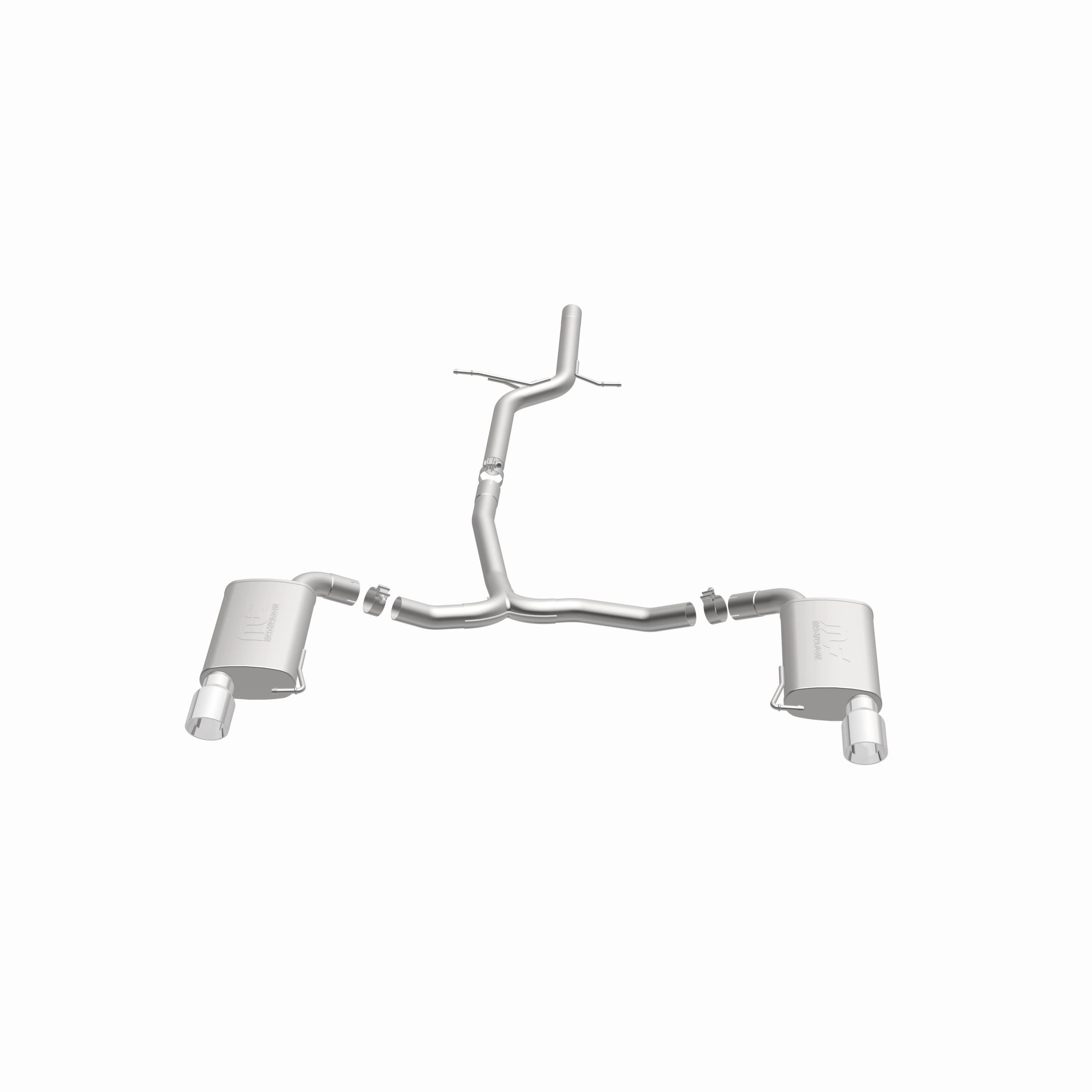 MagnaFlow Exhaust Products 15369 - Touring Series Polished Cat-Back System 1