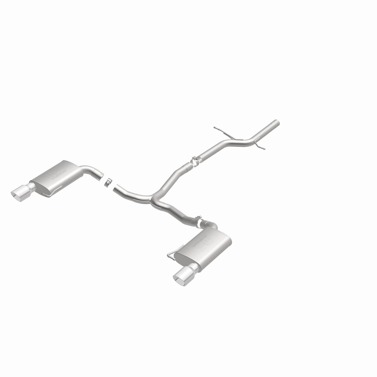 MagnaFlow Exhaust Products 15369 - Touring Series Polished Cat-Back System 4