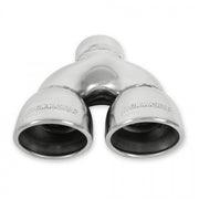 Flowmaster 15369 - Exhaust Tip Exhaust Tip Dual 3.5 Inch Rolled Angle Polished SS Fits 2.50 Inch Tubing-Weld On Flowmaster 3