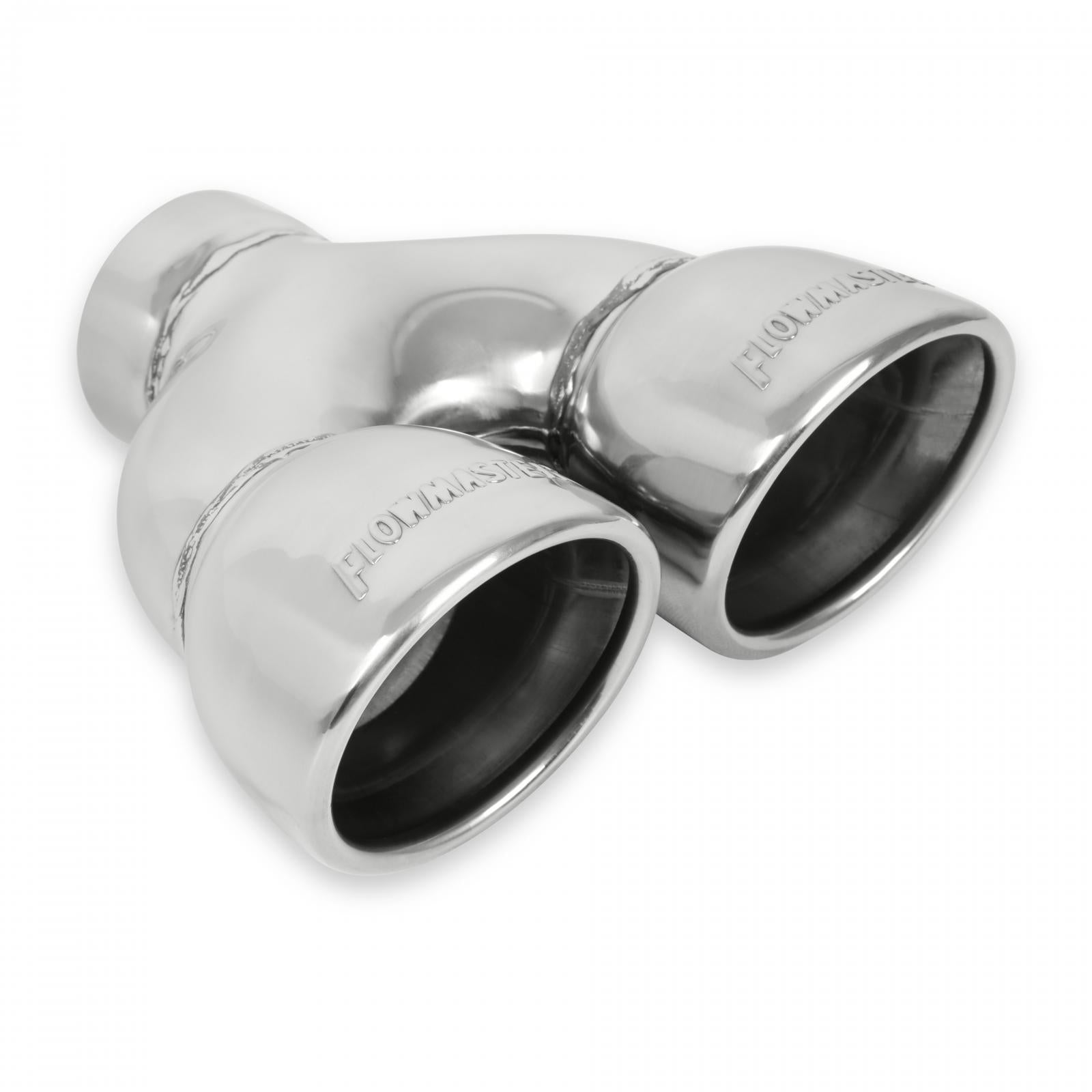 Flowmaster 15369 - Exhaust Tip Exhaust Tip Dual 3.5 Inch Rolled Angle Polished SS Fits 2.50 Inch Tubing-Weld On Flowmaster 5