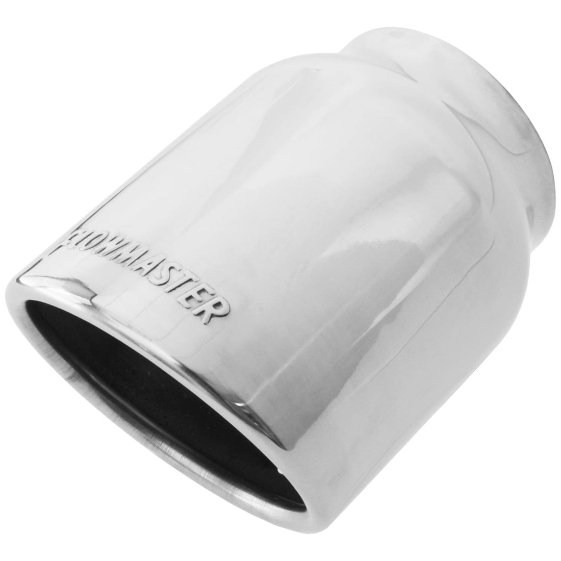 Flowmaster Exhaust Flowmaster 15371 - Exhaust Tip Exhaust Tip 4.00 Inch Rolled Angle Polished SS Fits 3.00 Inch Tubing Weld On Flowmaster