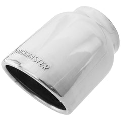 Flowmaster 15371 - Exhaust Tip Exhaust Tip 4.00 Inch Rolled Angle Polished SS Fits 3.00 Inch Tubing Weld On Flowmaster