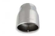 Flowmaster Exhaust Flowmaster 15371 - Exhaust Tip Exhaust Tip 4.00 Inch Rolled Angle Polished SS Fits 3.00 Inch Tubing Weld On Flowmaster
