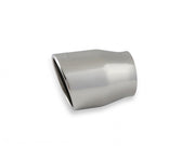 Flowmaster Exhaust Flowmaster 15371 - Exhaust Tip Exhaust Tip 4.00 Inch Rolled Angle Polished SS Fits 3.00 Inch Tubing Weld On Flowmaster