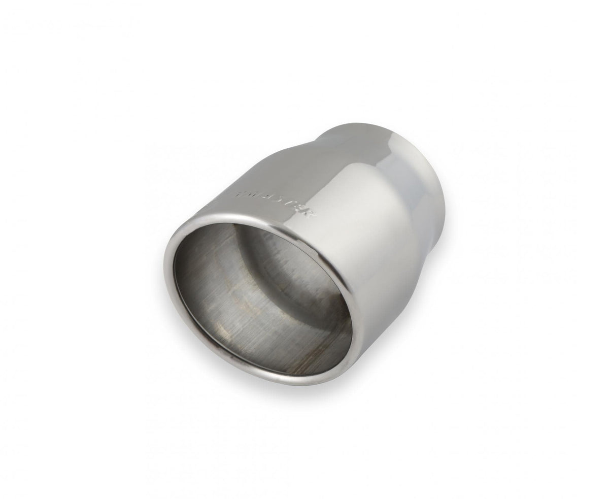 Flowmaster Exhaust Flowmaster 15371 - Exhaust Tip Exhaust Tip 4.00 Inch Rolled Angle Polished SS Fits 3.00 Inch Tubing Weld On Flowmaster