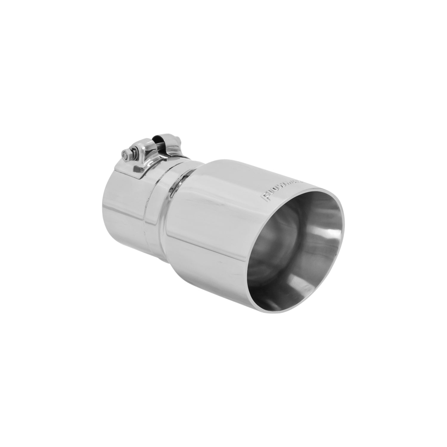 Flowmaster 15377 - Exhaust Tip Exhaust Tip 4.00 Inch Angle Cut Polished SS Fits 3.00 Inch Tubing Clamp On Flowmaster 2