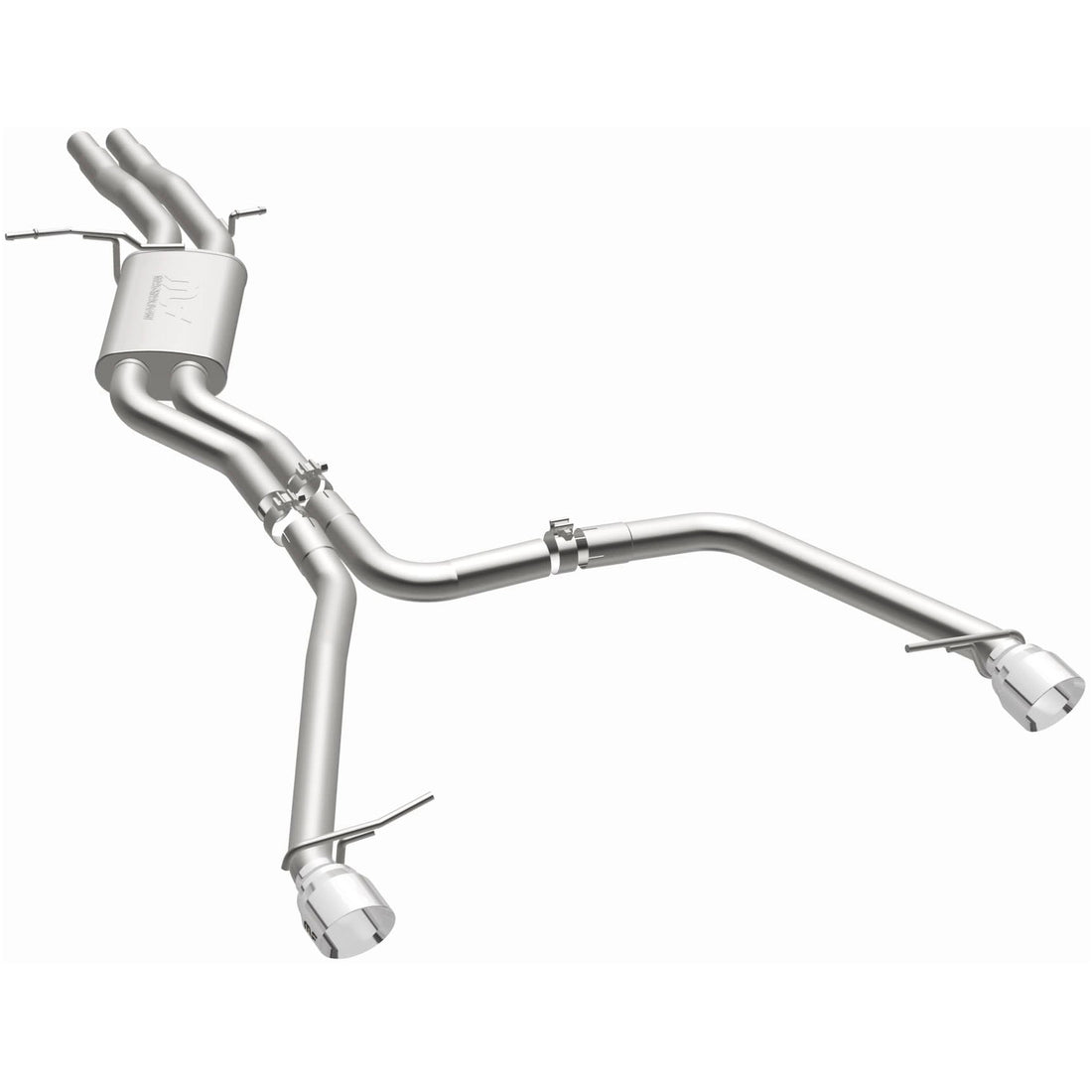 MagnaFlow Exhaust Products 15378 - Street Series Polished Cat-Back System