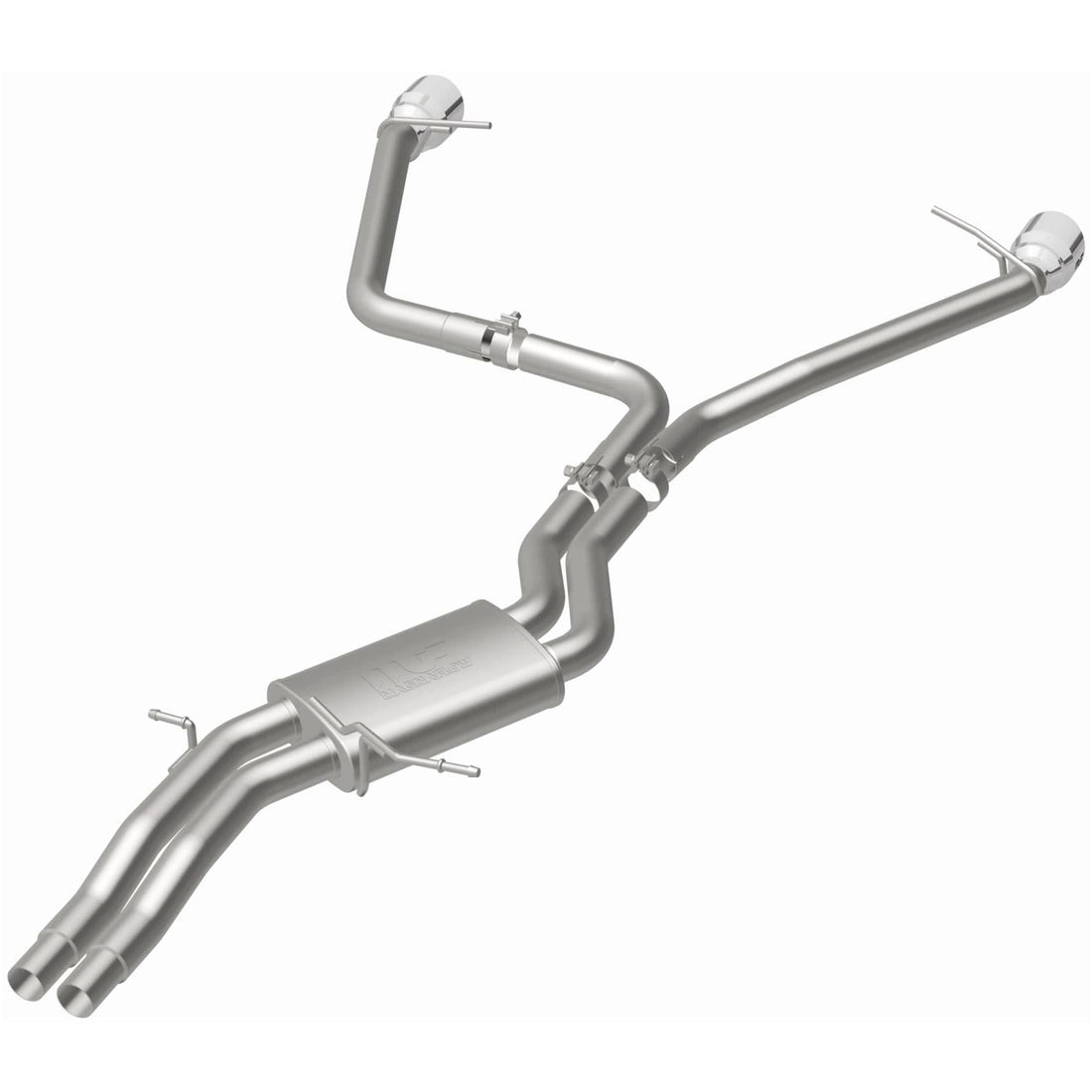MagnaFlow Exhaust Products 15378 - Street Series Polished Cat-Back System