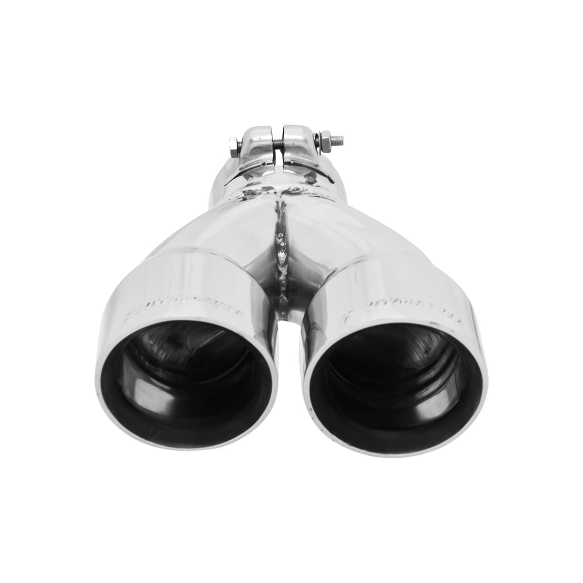 Flowmaster 15390 - Exhaust Tip Exhaust Tip 3.00 In Dual Angle Cut Polished SS Fits 2.50 Inch Left Clamp On Flowmaster 3