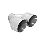 Flowmaster 15391 - Exhaust Tip Exhaust Tip Dual 4.00 Inch Angle Cut Polished SS Fits 2.50 Inch Tubing Weld On Flowmaster 2